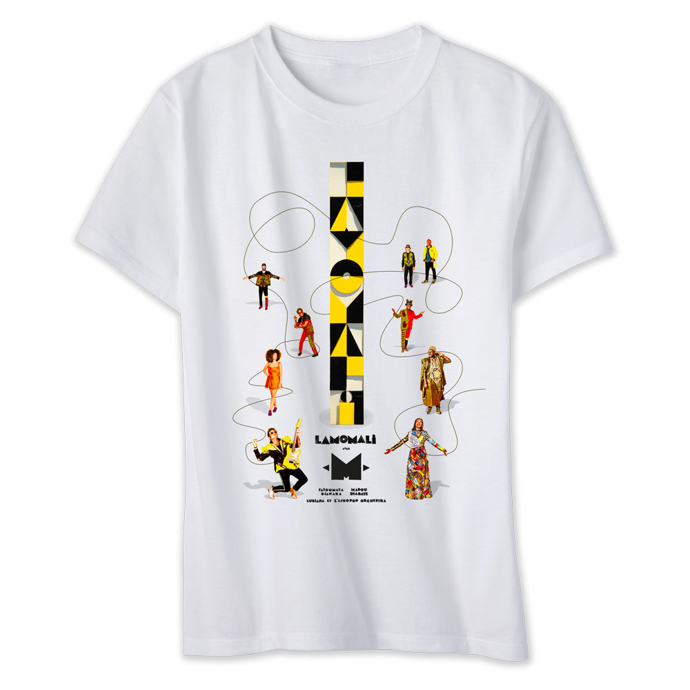 T-shirt Blanc Lamomali Tour