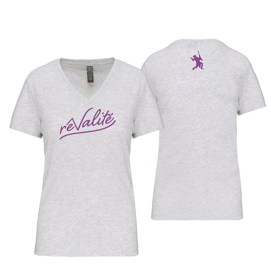 T-shirt Rêvalité col V