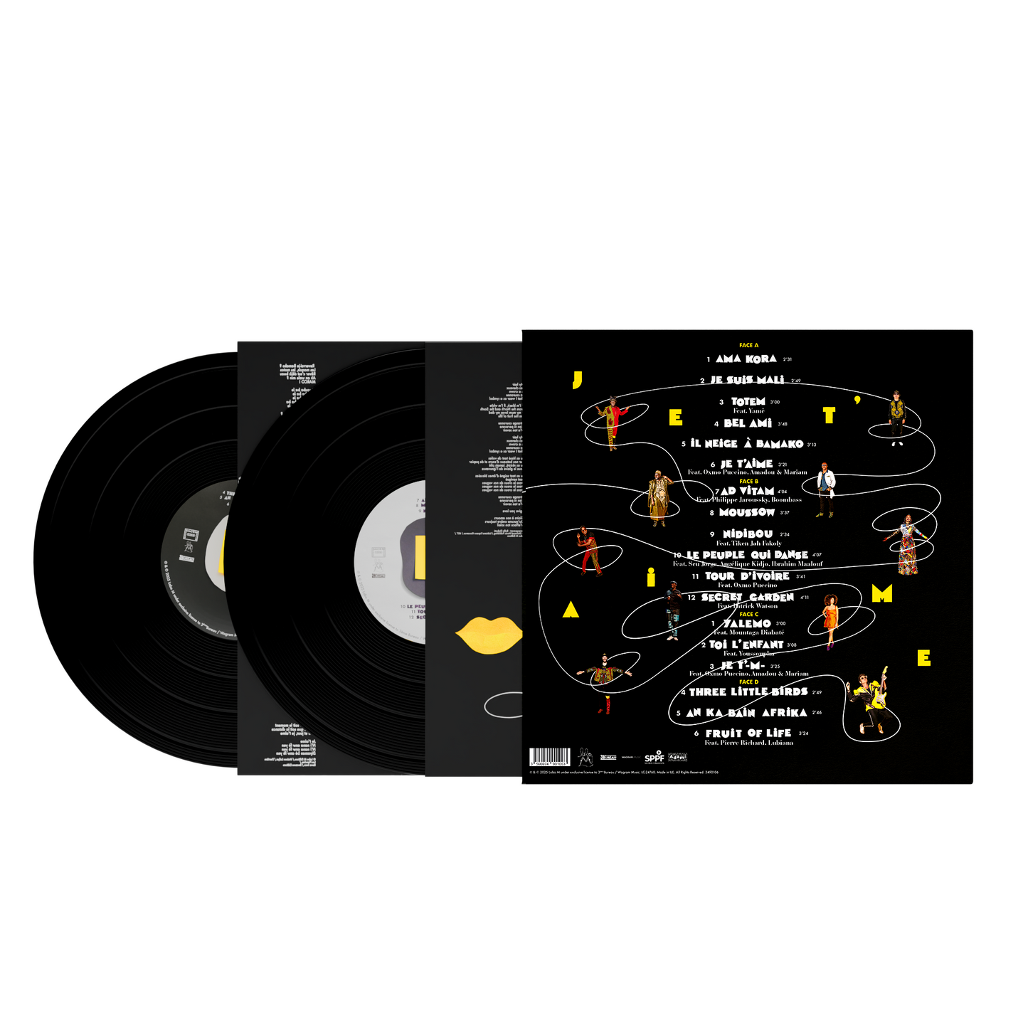 Pack LP Albums Lamomali Je t’aime + Lamomali Totem Live